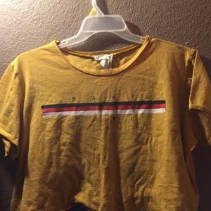 Baby girl, goldish crop top